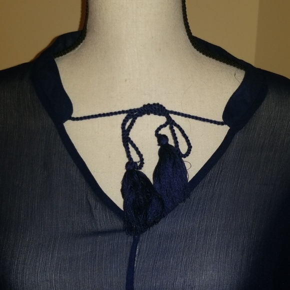 SALE Sheer blouse - Picture 2 of 7